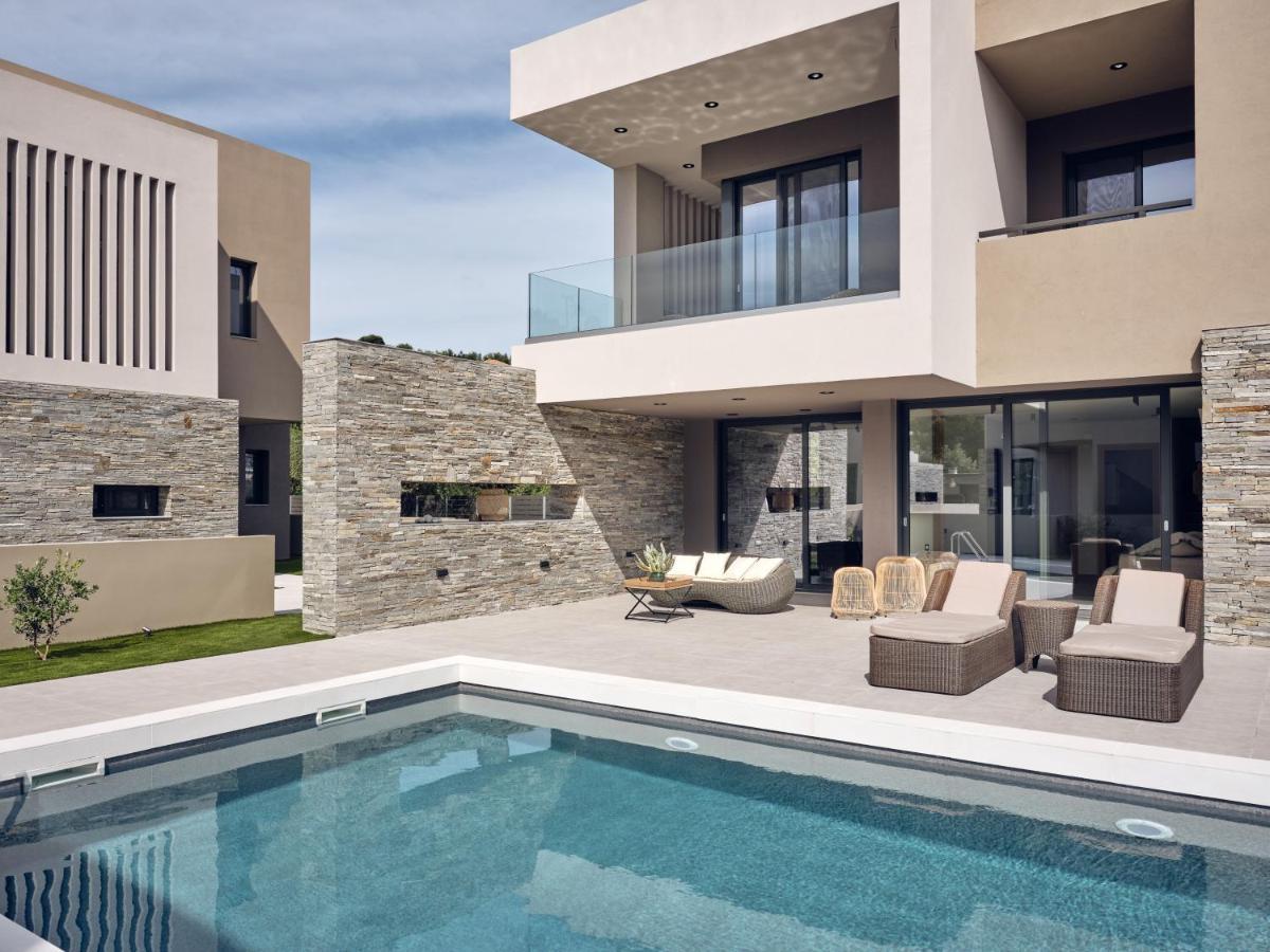 Aguacate Glafki With Heated Private Swimming Pool Villa Tsilivi  Exteriör bild