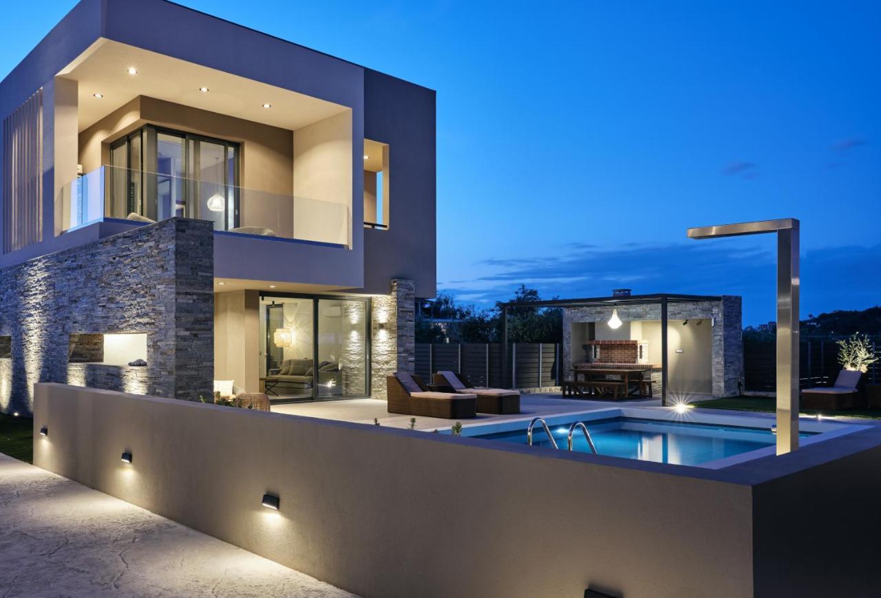 Aguacate Glafki With Heated Private Swimming Pool Villa Tsilivi  Exteriör bild